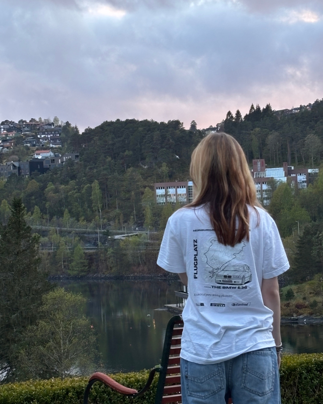 Spectators watching cars pass on the Nürburgring Nordschleife